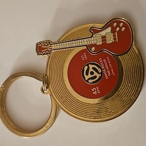 Rock & Roll Hall of Fame 45 RPM Key Chain